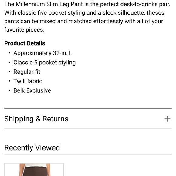 🌸2/$30🌸 New Direction Millennium Slim Leg Twill Pant  SZ14 - Picture 7 of 7